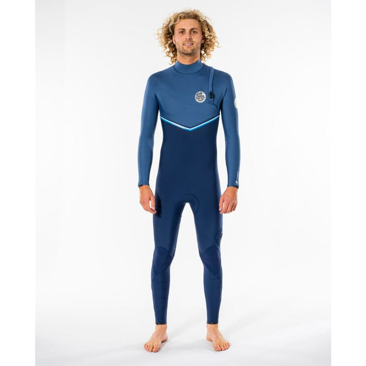 RIP CURL FLASHBOMB 3/2 ZIP FREE BLUE