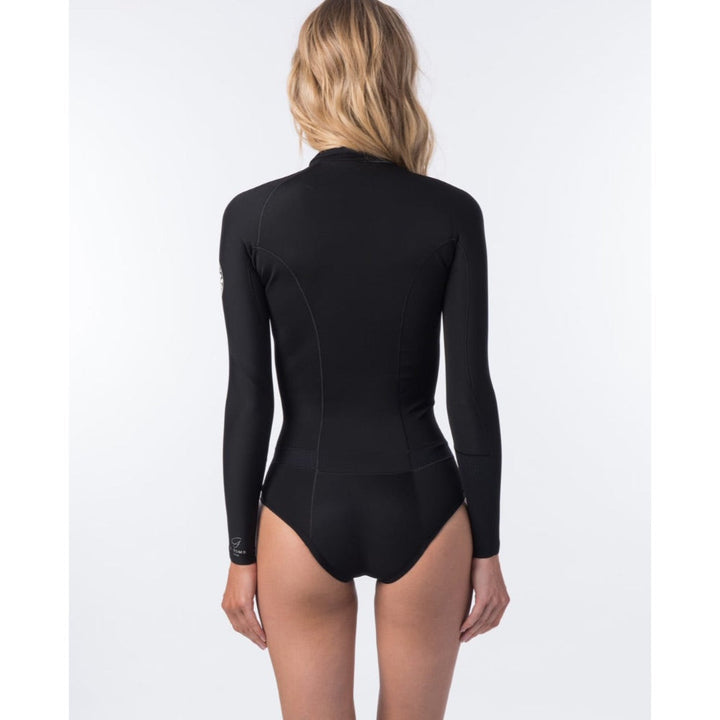 RIP CURL WMS G-BOMB L/S BIKINI CUT 1MM BLACK