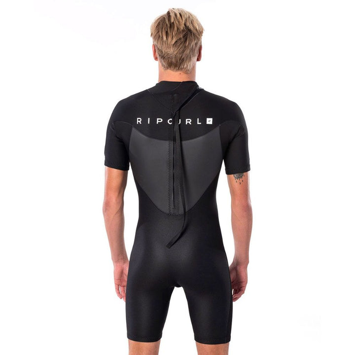 RIP CURL OMEGA 1.5MM BACK ZIP BLACK