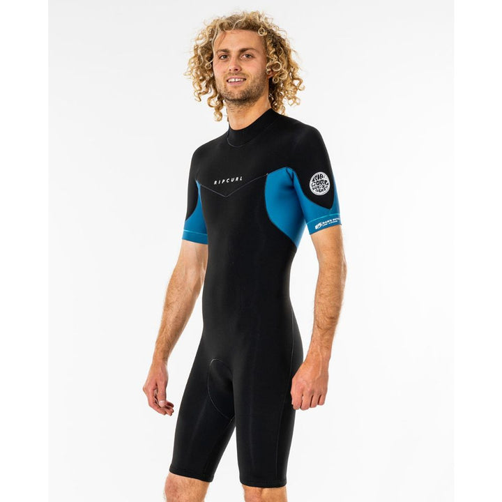 RIP CURL DAWN PATROL 2MM BACK ZIP BLUE