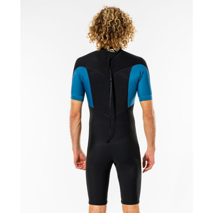 RIP CURL DAWN PATROL 2MM BACK ZIP BLUE