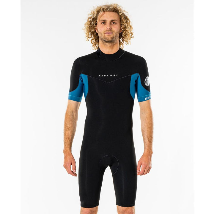RIP CURL DAWN PATROL 2MM BACK ZIP BLUE