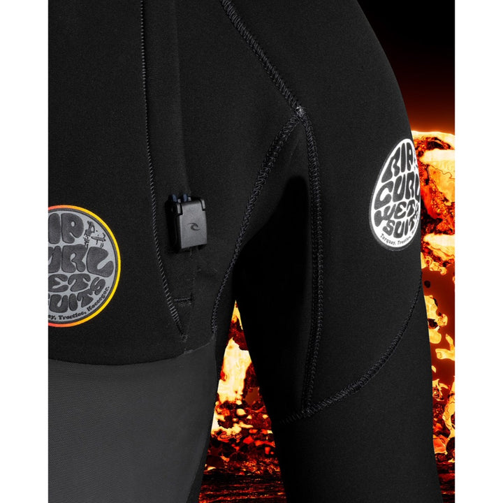 RIP CURL E7 FLASHBOMB HEATSEEKER 3/2 ZIP FREE BLACK