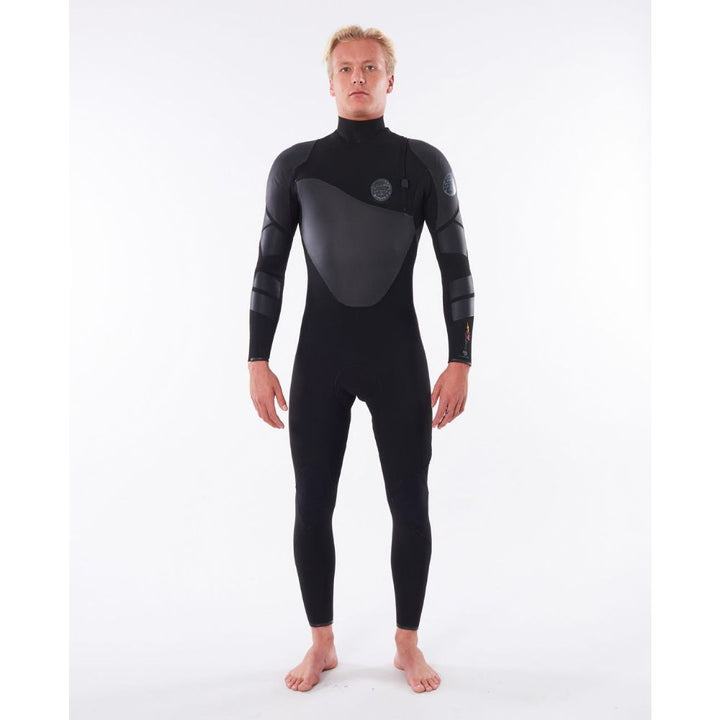 RIP CURL FLASHBOMB HEATSEEKER 3/2 ZIP FREE BLACK