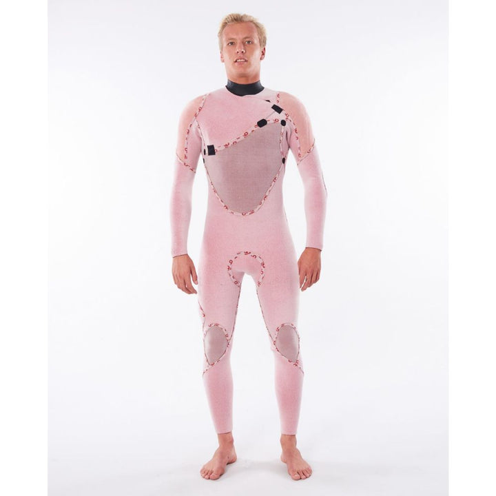 RIP CURL FLASHBOMB HEATSEEKER 3/2 ZIP FREE BLACK