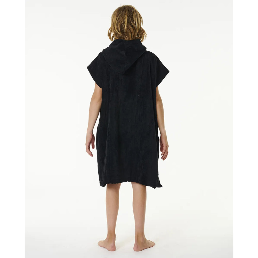 RIP CURL KIDS LOGO HOODED TOWEL AQUA