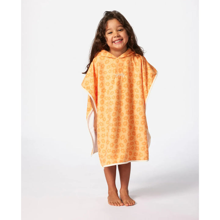 RIP CURL KIDS MIXED HOODED TOWEL MANGO