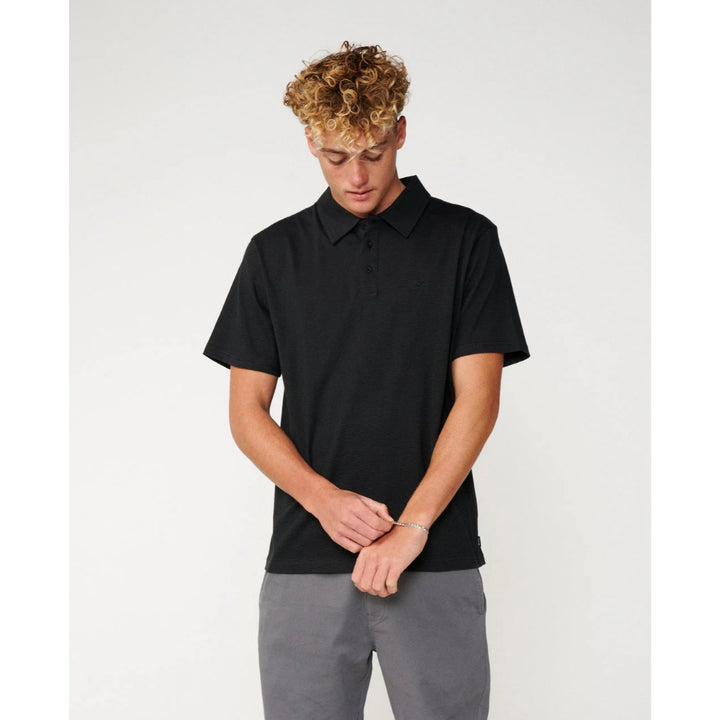 RIP CURL EASY AS POLO BLACK