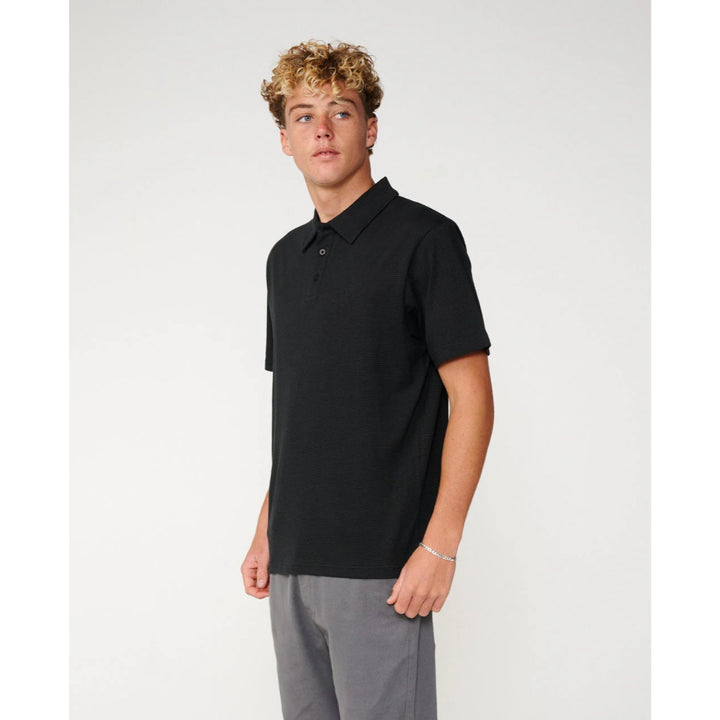 RIP CURL EASY AS POLO BLACK