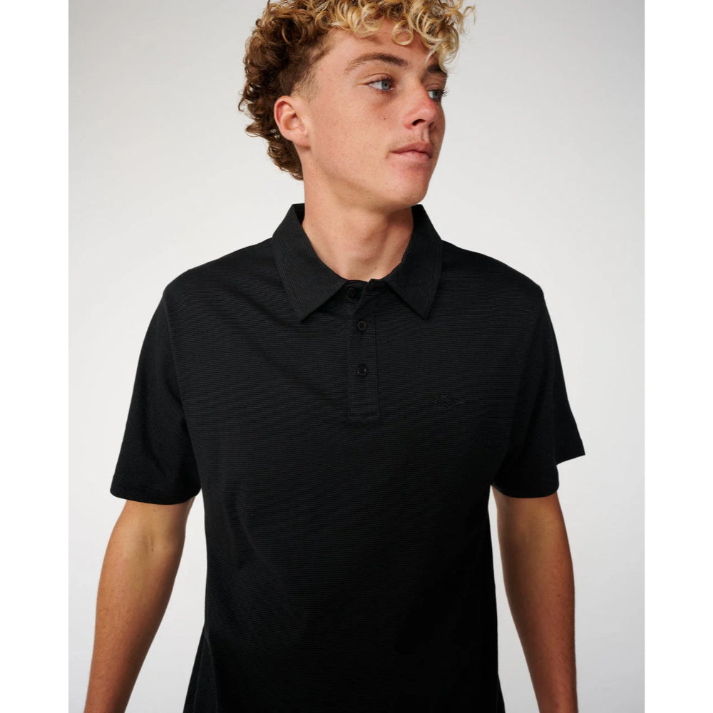 RIP CURL EASY AS POLO BLACK