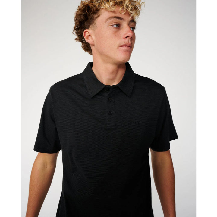 RIP CURL EASY AS POLO BLACK