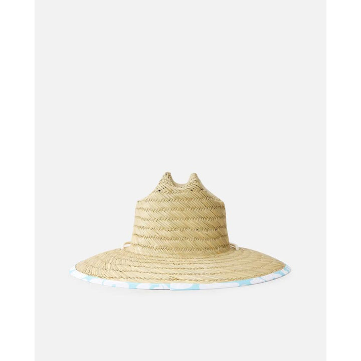 RIP CURL GIRLS MIXED STRAW HAT SKY BLUE