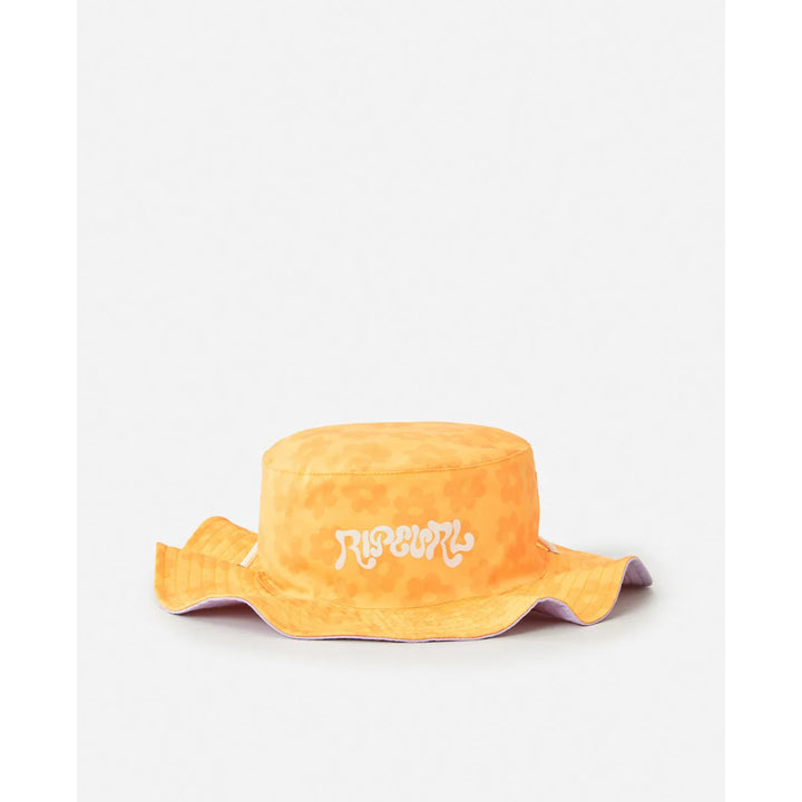 RIP CURL KIDS MIXED REVERSIBLE UPF50 BUCKET HAT MANGO