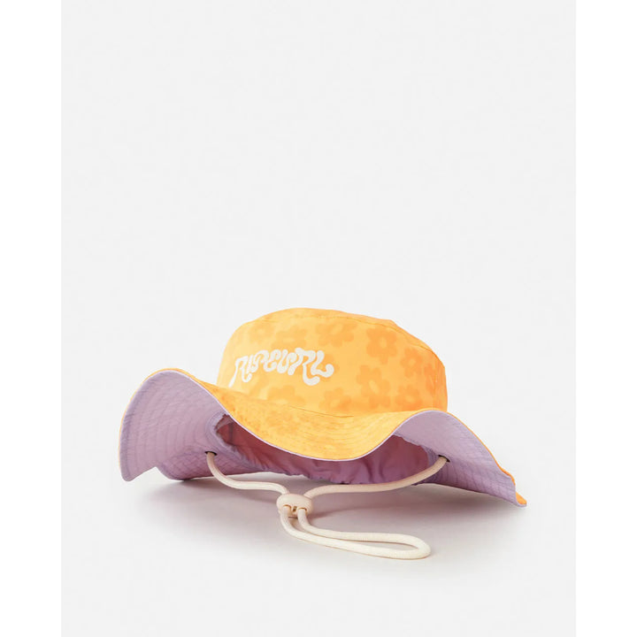 RIP CURL KIDS MIXED REVERSIBLE UPF50 BUCKET HAT MANGO