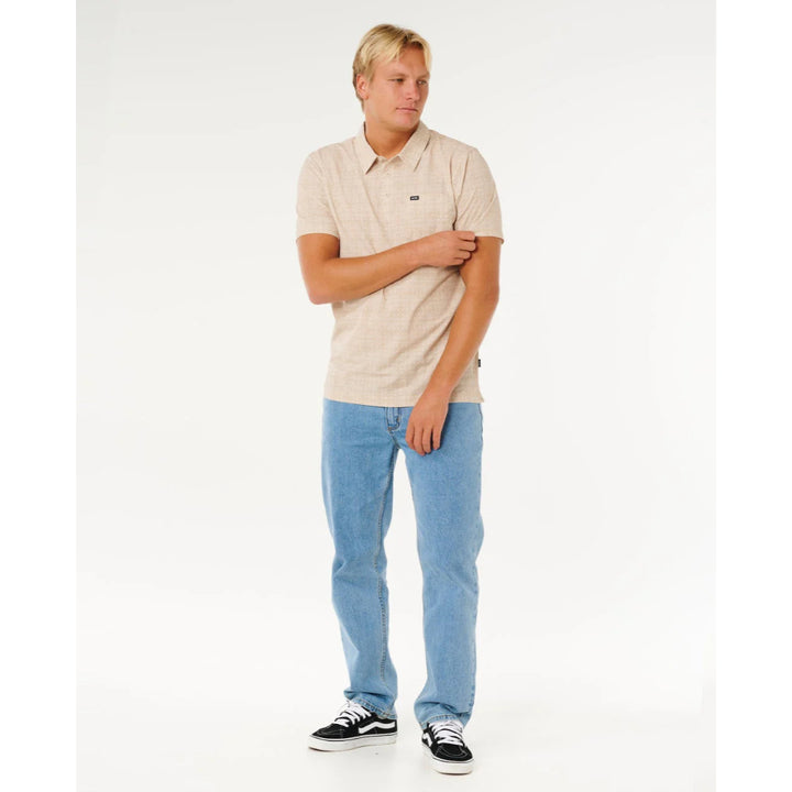 RIP CURL SESSIONS AEROTECH POLO STONE