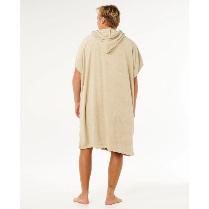 RIP CURL BRAND HOODED TOWEL KHAKI