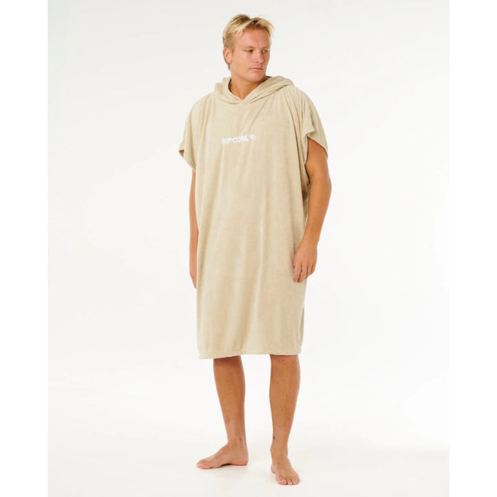 RIP CURL BRAND HOODED TOWEL KHAKI
