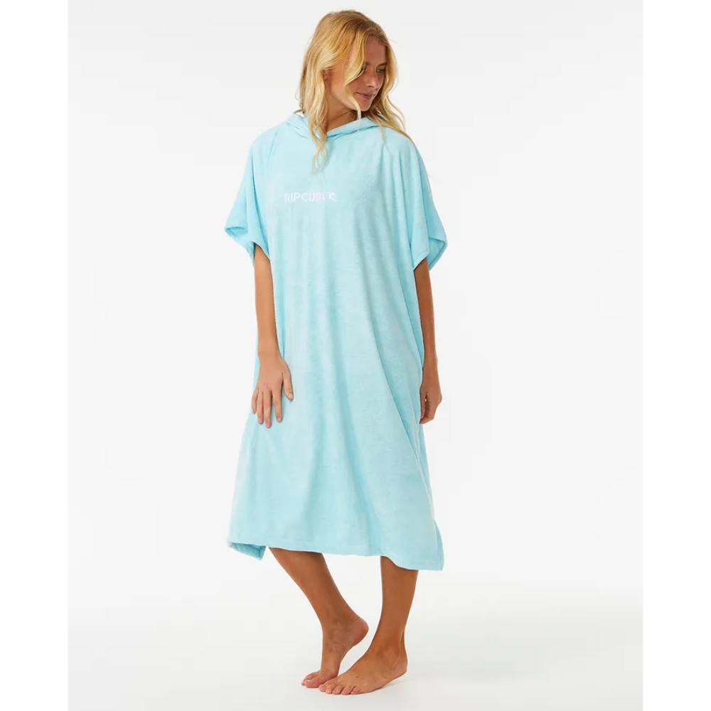 RIP CURL WMS CLASSIC SURF HOODED TOWEL SKY BLUE