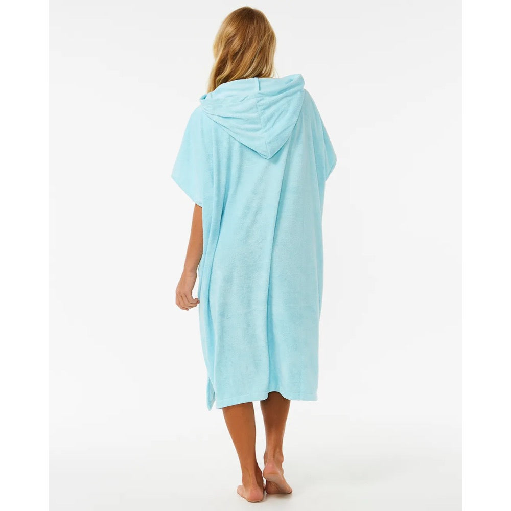 RIP CURL WMS CLASSIC SURF HOODED TOWEL SKY BLUE