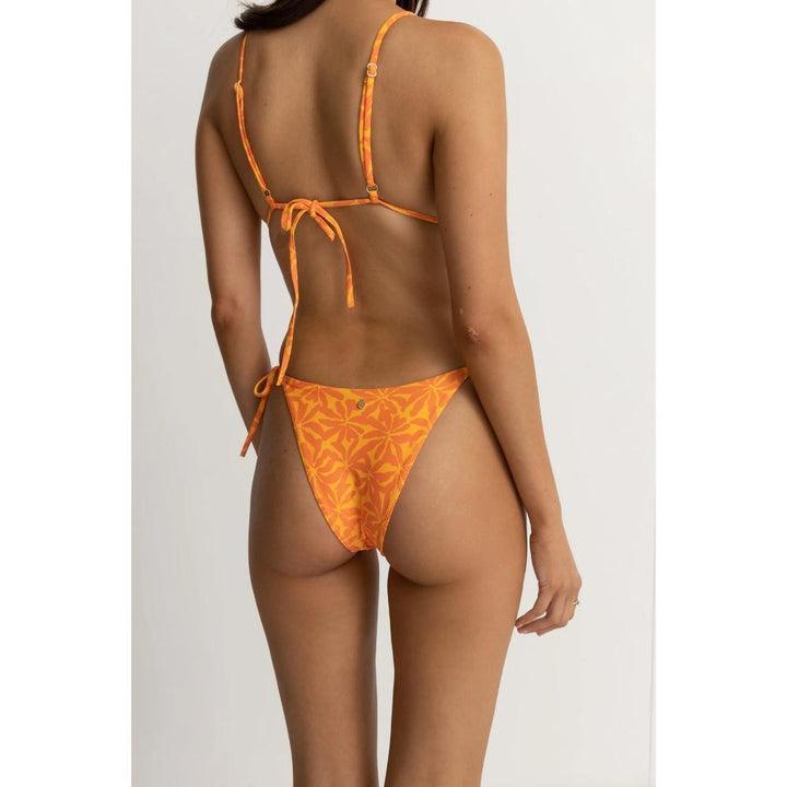 RHYTHM ALLEGRA TIE SIDE HI CUT BOTTOM ORANGE