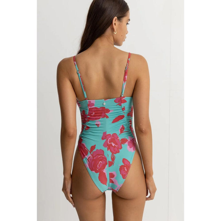 RHYTHM INFERNA FLORAL SCRUNCHED SIDE ONE PIECE SPRING