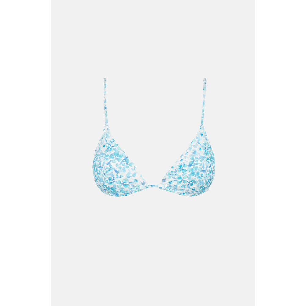 RHYTHM SERENITY FLORAL SLIDE TRI TOP BLUE