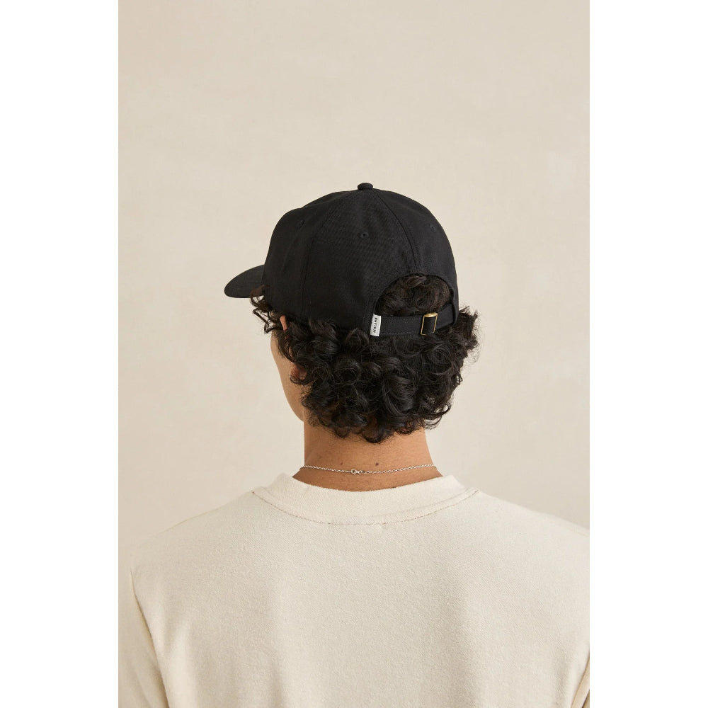RHYTHM ESSENTIAL BRUSHED TWILL CAP BLACK