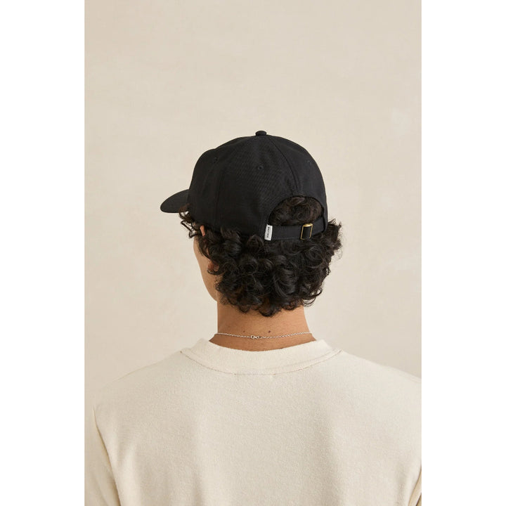 RHYTHM ESSENTIAL BRUSHED TWILL CAP BLACK