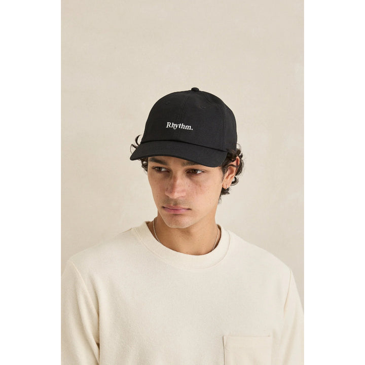 RHYTHM ESSENTIAL BRUSHED TWILL CAP BLACK