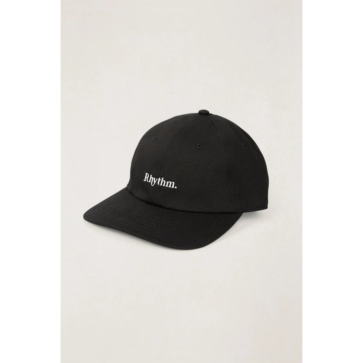 RHYTHM ESSENTIAL BRUSHED TWILL CAP BLACK