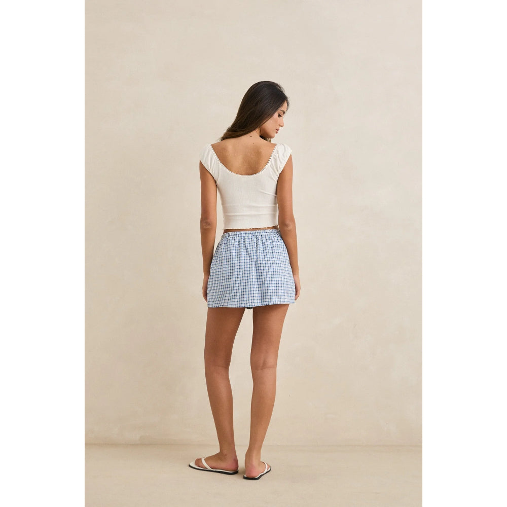 RHYTHM GRACIE SWEETHEART TOP WHITE