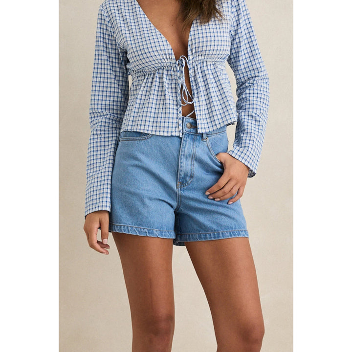 RHYTHM STAPLE DENIM SHORT WORN INDIGO