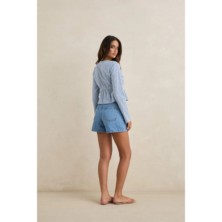 RHYTHM STAPLE DENIM SHORT WORN INDIGO