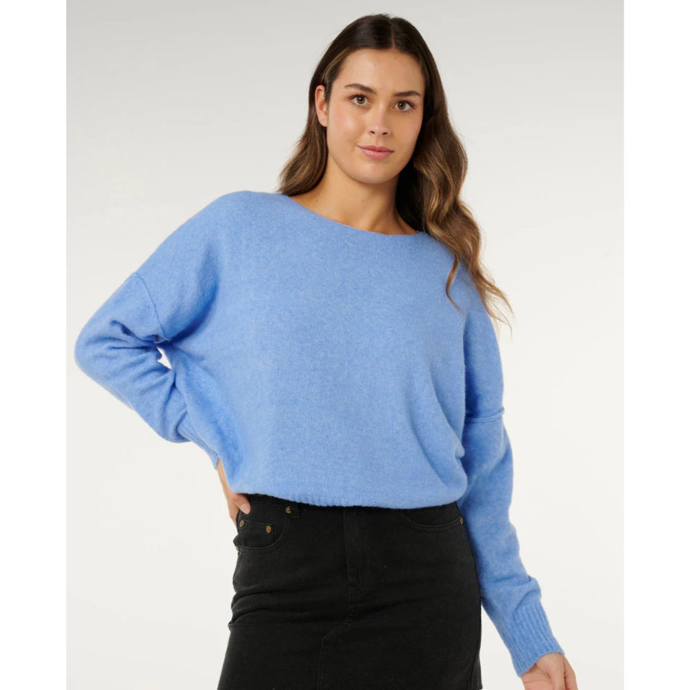 RIP CURL EMILY SWEATER CORNFLOWER BLUE