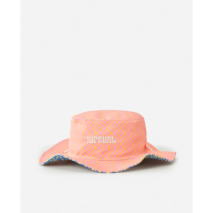 RIP CURL GIRLS MIXED REVERSIBLE UPF50 BUCKET HAT MANGO