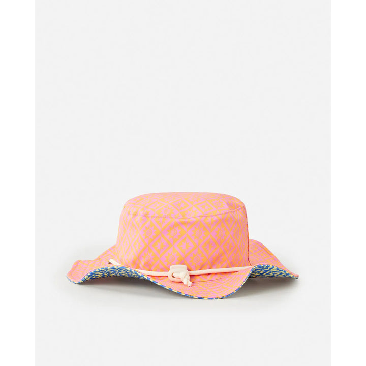 RIP CURL GIRLS MIXED REVERSIBLE UPF50 BUCKET HAT MANGO