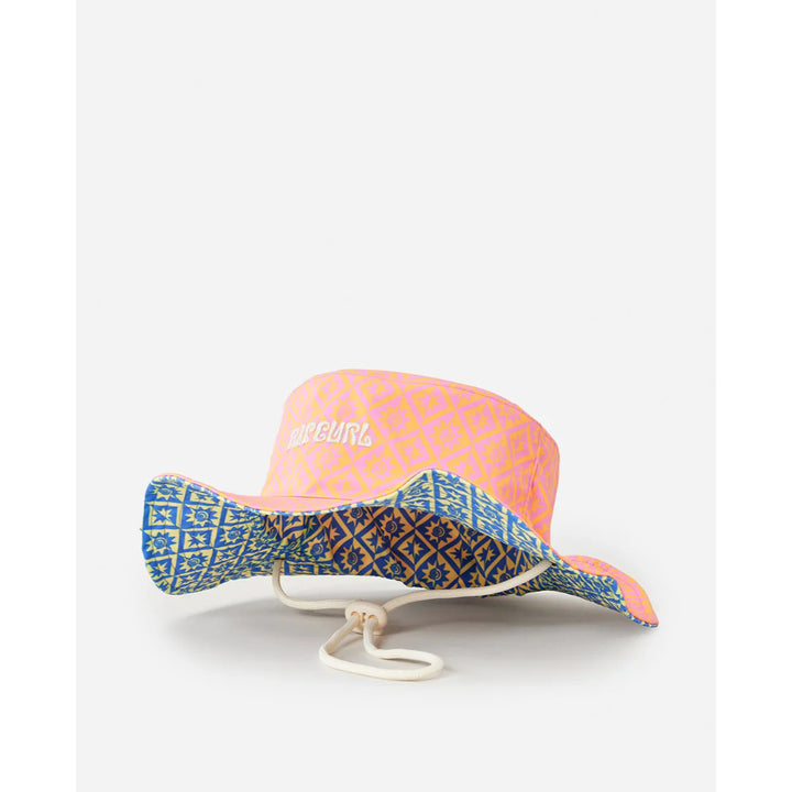 RIP CURL GIRLS MIXED REVERSIBLE UPF50 BUCKET HAT MANGO
