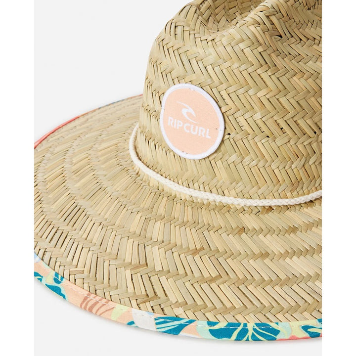 RIP CURL MIXED STRAW SUN HAT LIGHT ORANGE