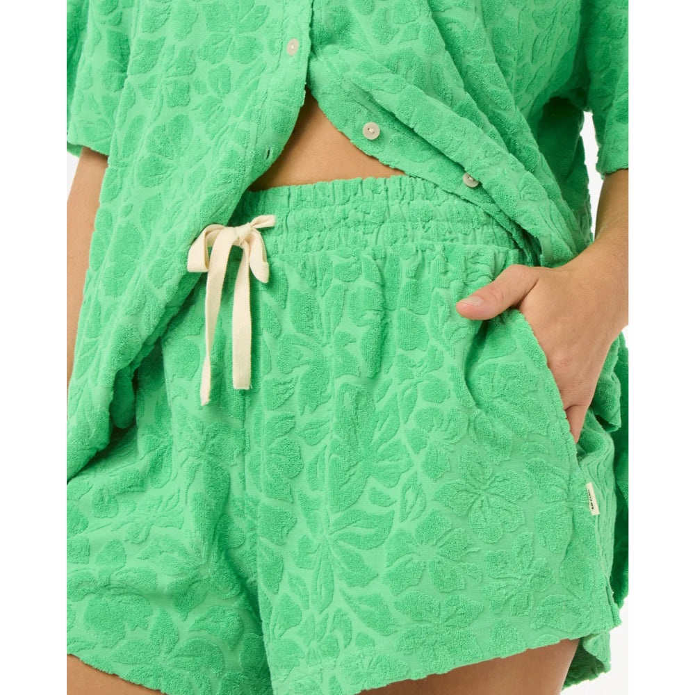 RIP CURL LAS DALIAS TERRY SHORT LIGHT GREEN