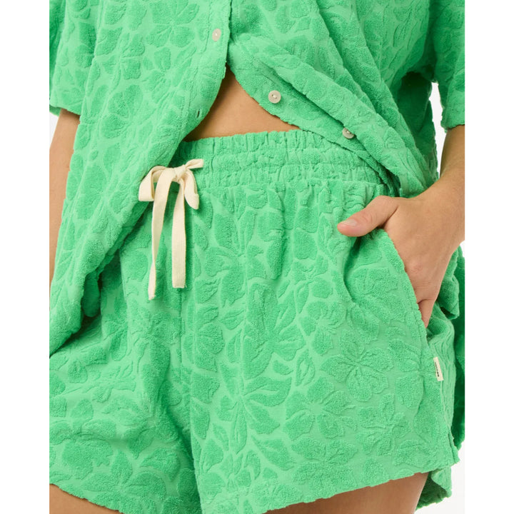 RIP CURL LAS DALIAS TERRY SHORT LIGHT GREEN