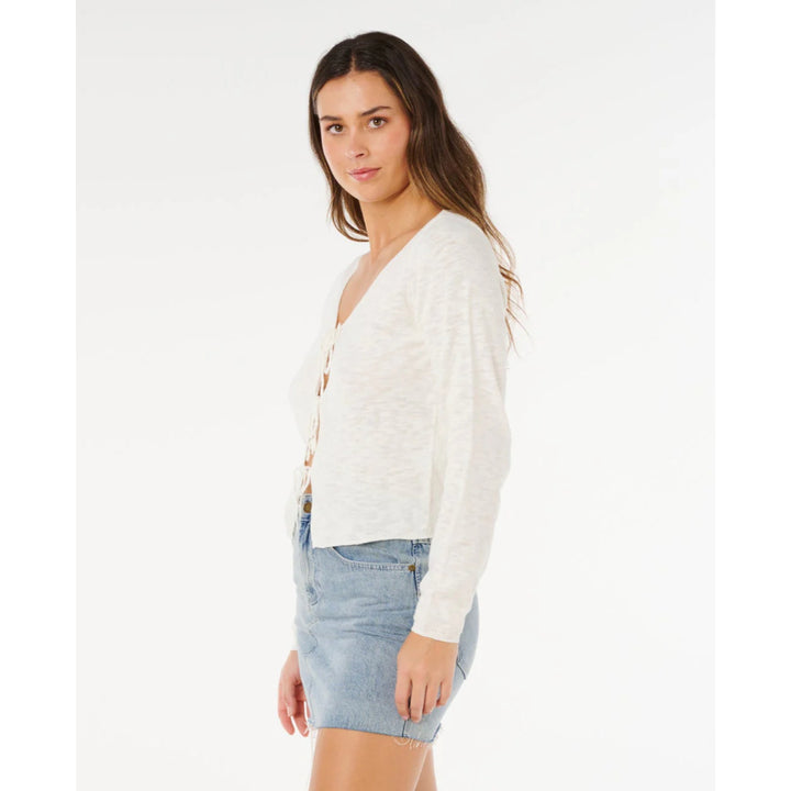RIP CURL PACIFIC KNIT CARDIGAN BONE