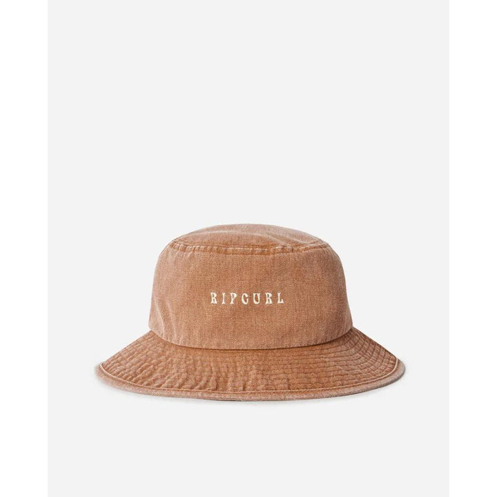 RIP CURL WASHED UPF MID BRIM HAT WASHED BROWN