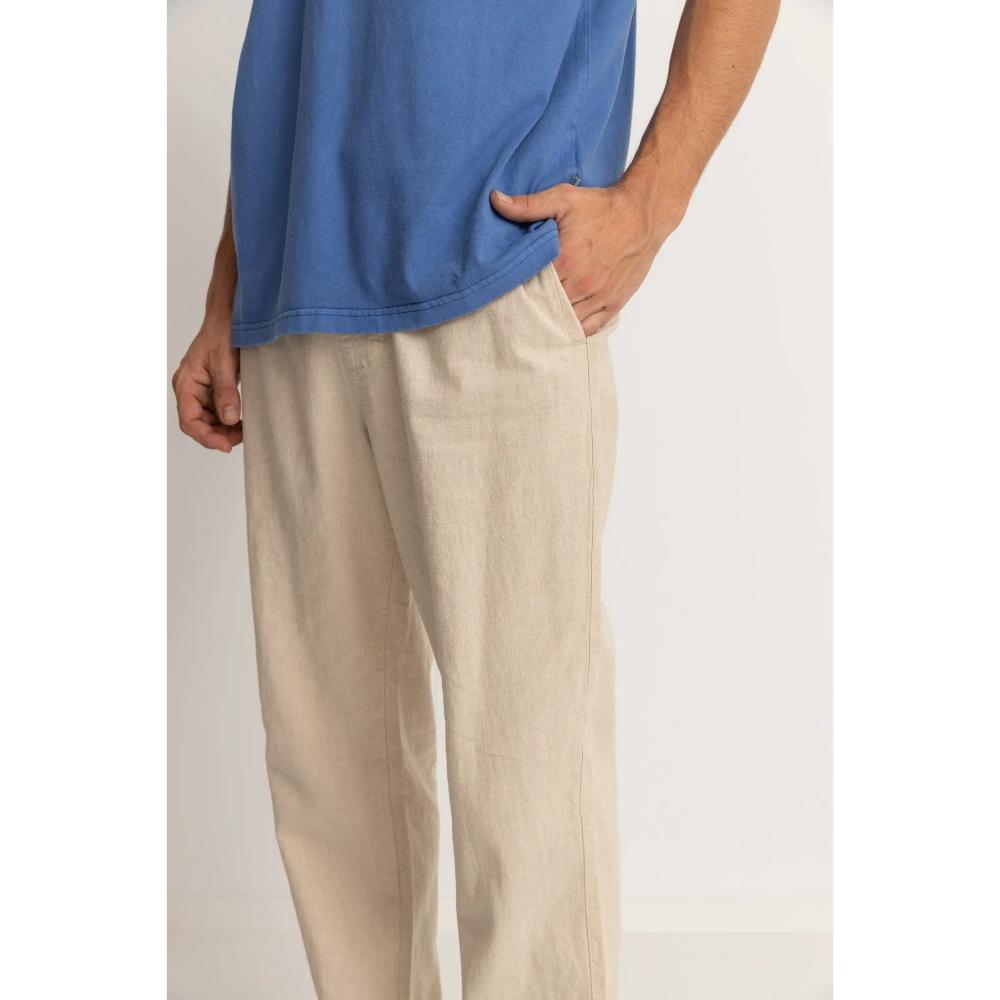 RHYTHM LINEN JAM PANT BONE