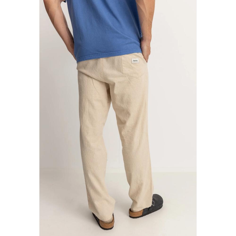 RHYTHM LINEN JAM PANT BONE