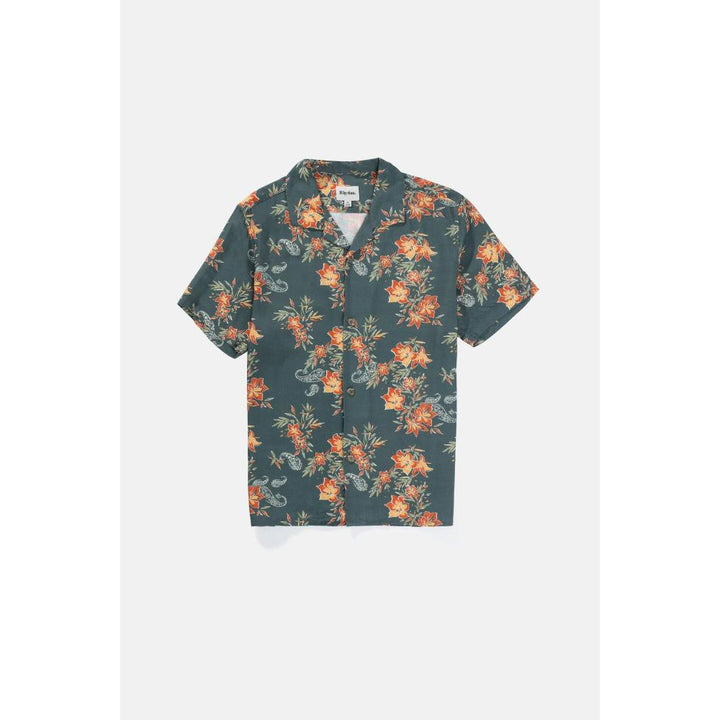 RHYTHM TROPICAL PAISLEY CUBAN S/S SHIRT PINE