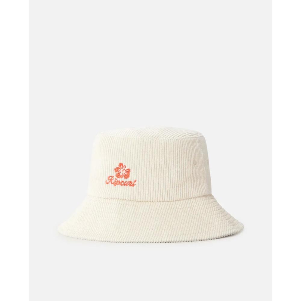 RIP CURL HIBISCUS HEAT BUCKET HAT OFF WHITE