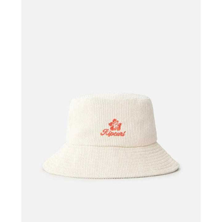 RIP CURL HIBISCUS HEAT BUCKET HAT OFF WHITE