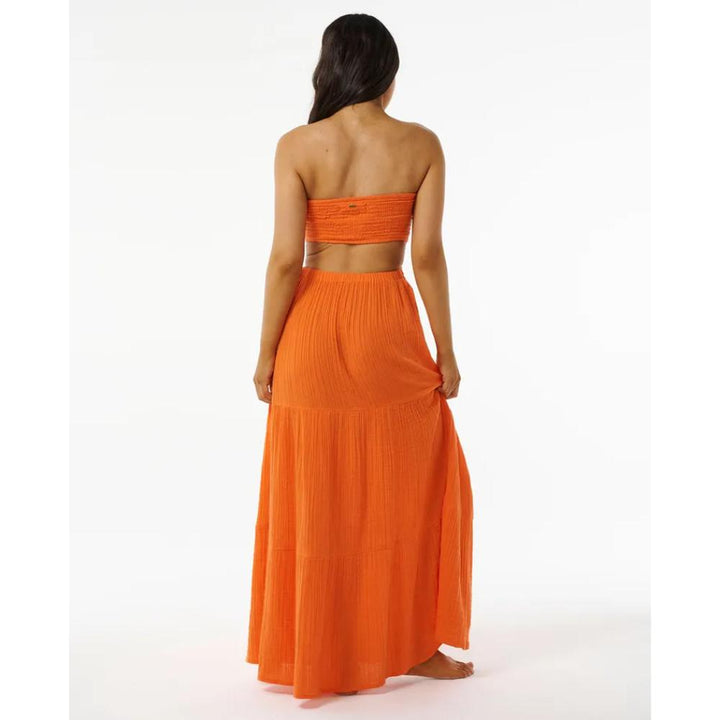 RIP CURL PREMIUM SURF MAXI DRESS BRIGHT ORANGE