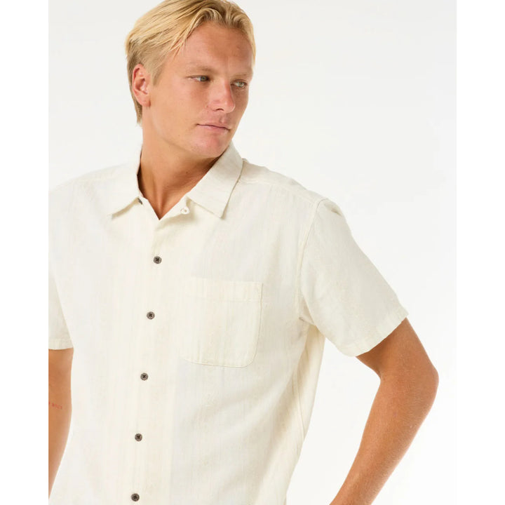 RIP CURL RAW ENERGY STRIPE SHIRT BONE