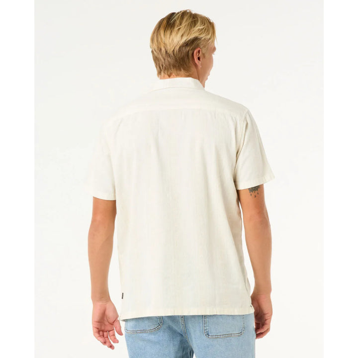 RIP CURL RAW ENERGY STRIPE SHIRT BONE